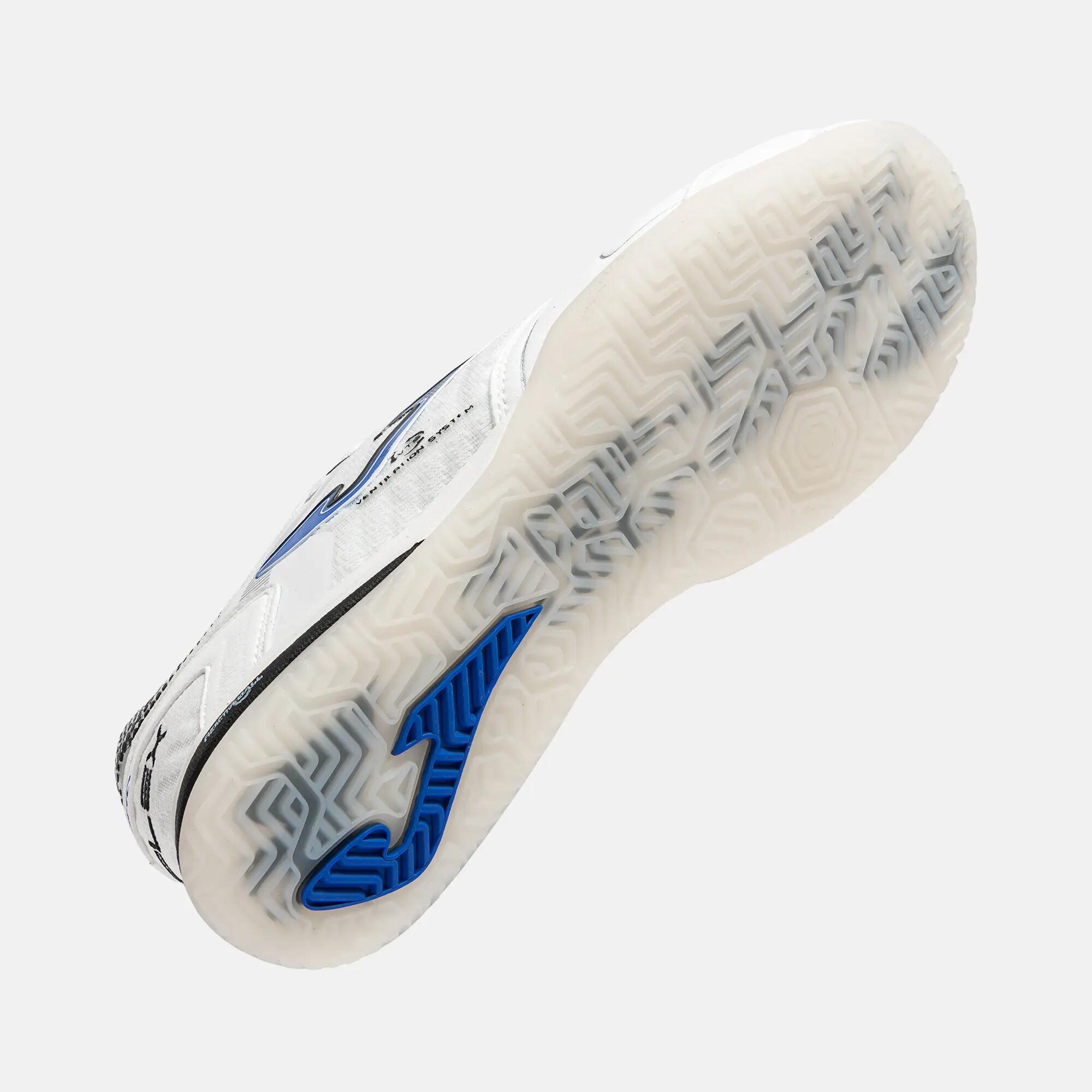 Chaussures Futsal Adulte Joma Top Flex Ultralight 26 IN Blanc 5/5