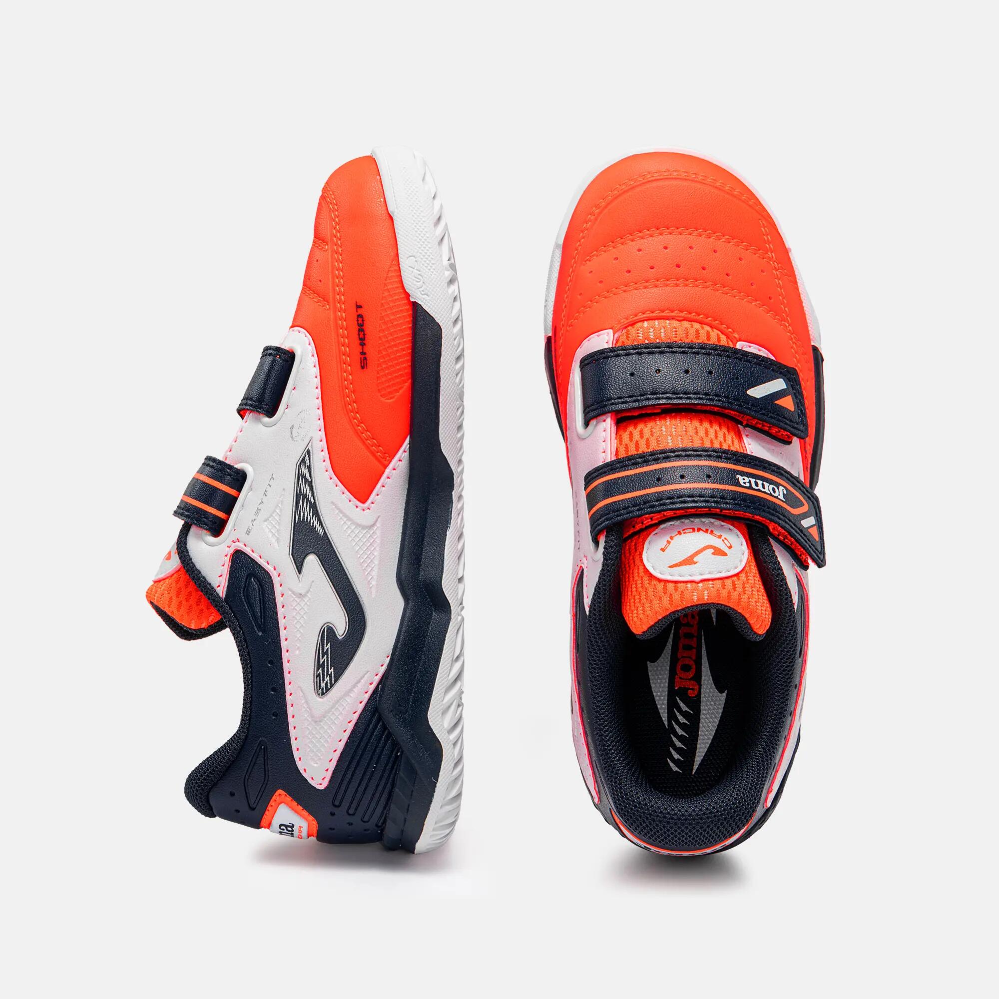 Zapatillas Fútbol Sala Niños Joma Cancha Jr 26 IN Naranja 2/2
