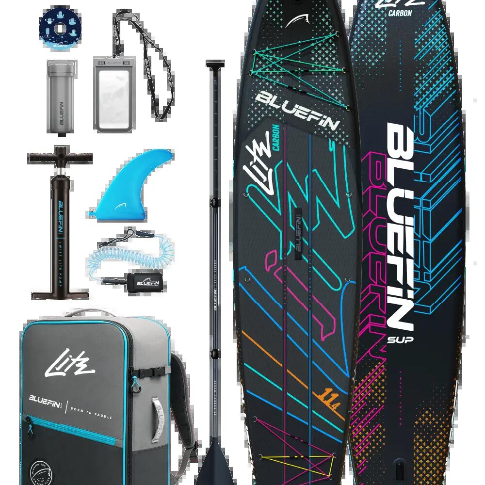 New Lite Carbon 11'4 Premium Inflatable Paddleboard