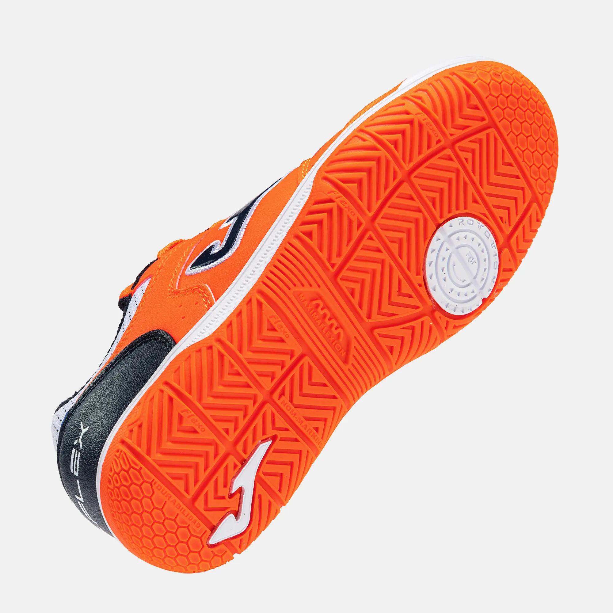 Chaussures Futsal Enfants Joma Top Flex Jr 26 IN Orange 5/5