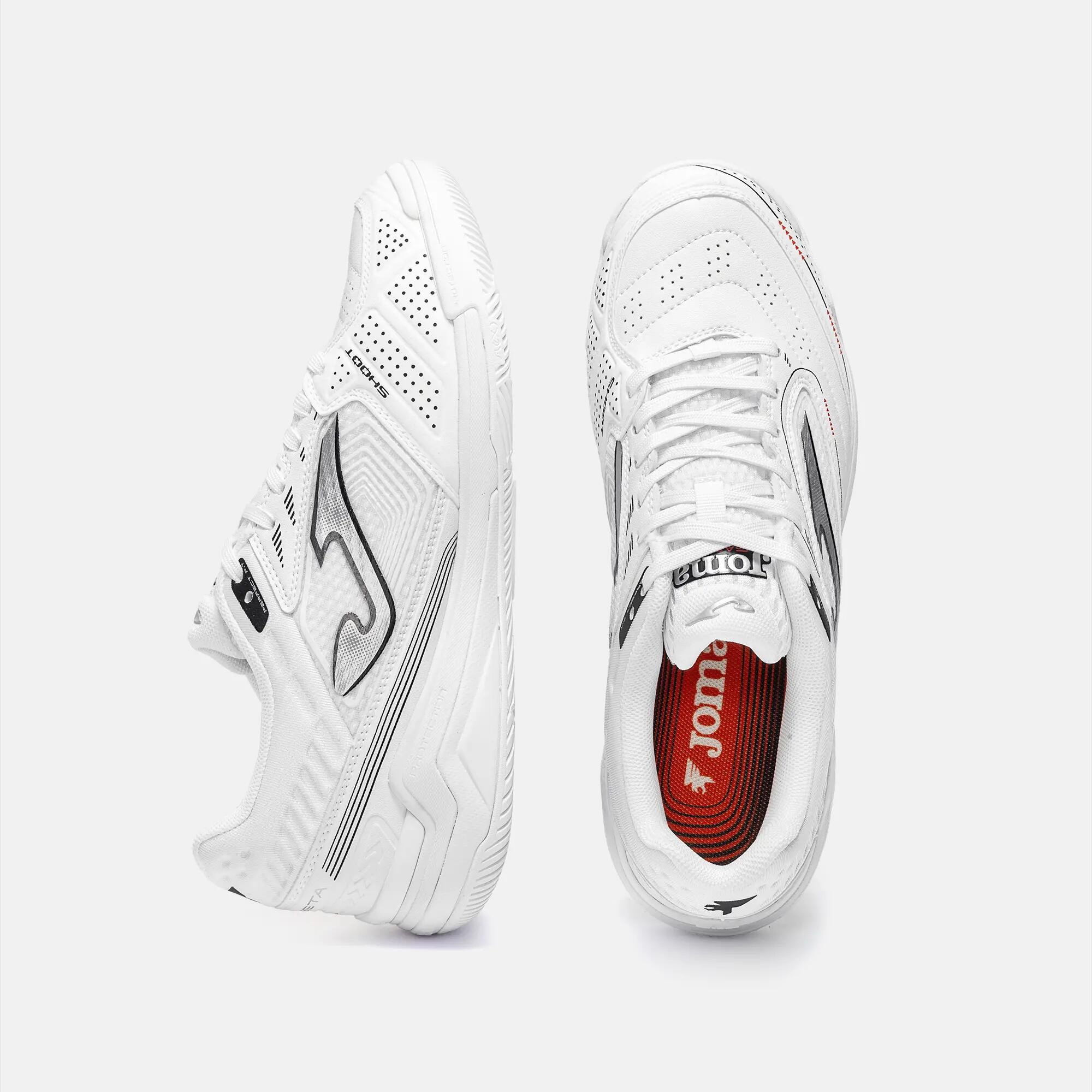 Chaussures Futsal Adulte Joma Gambeta 26 IN Blanc 4/5
