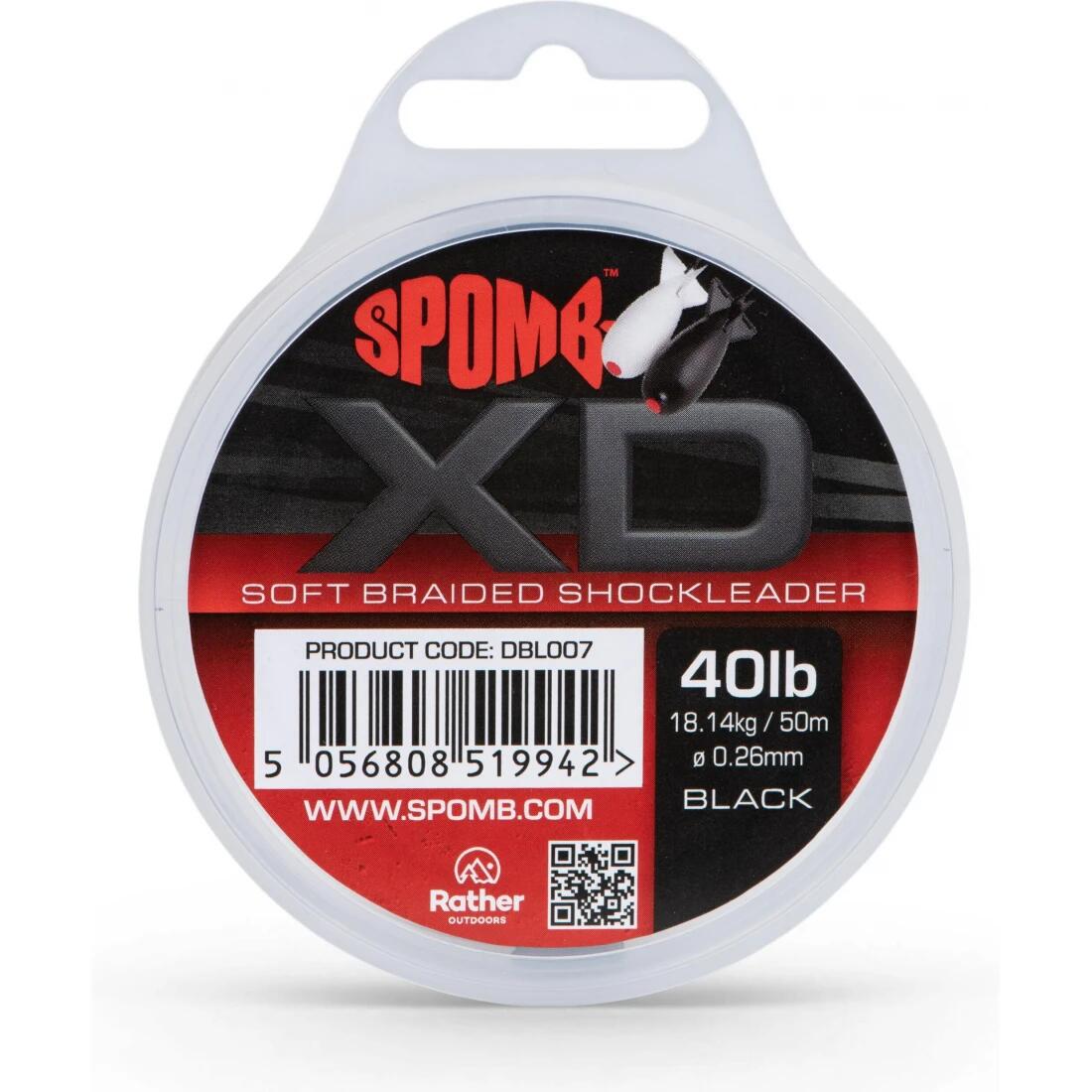 SPOMB XD SHOCKLEADER 50M 40LB SCHWARZ 6/6