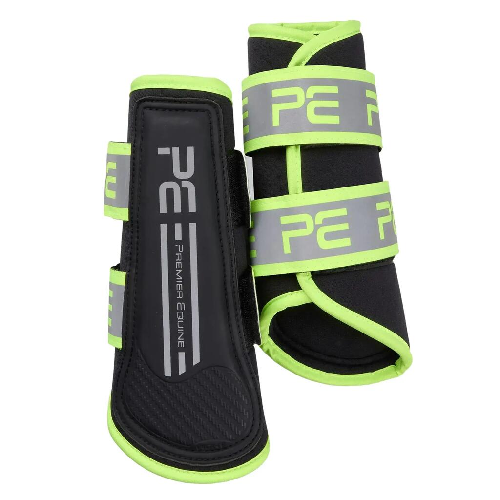 Closed horse boots Premier Equine Reflective