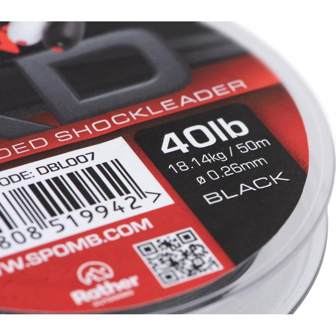 SPOMB XD SHOCKLEADER 50M 40LB SCHWARZ 3/6
