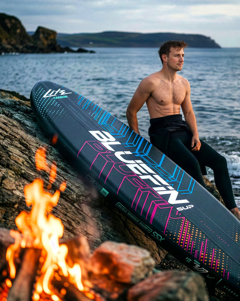 Opblaasbaar premium paddleboard New Lite Carbon 11'4 5/8