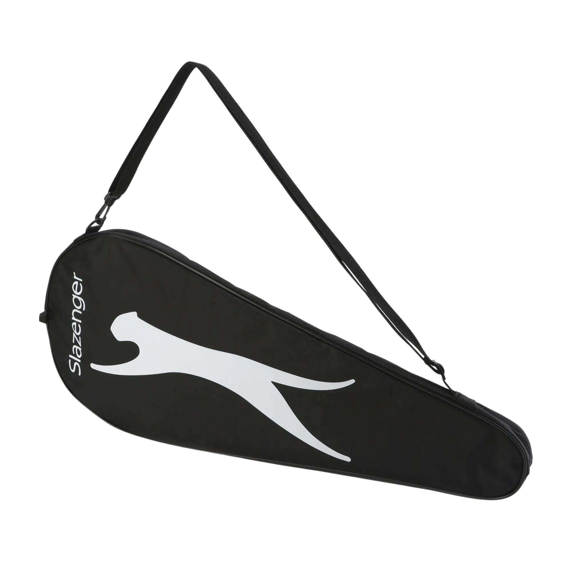 Big Logo Polyester Tennis Racket Bag (Black) One Size 5/5