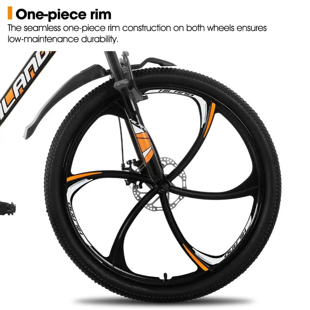 Femme Homme VTT 26 pouces 18 Vitesses Aluminium Roues 3/6 Branches 7/7