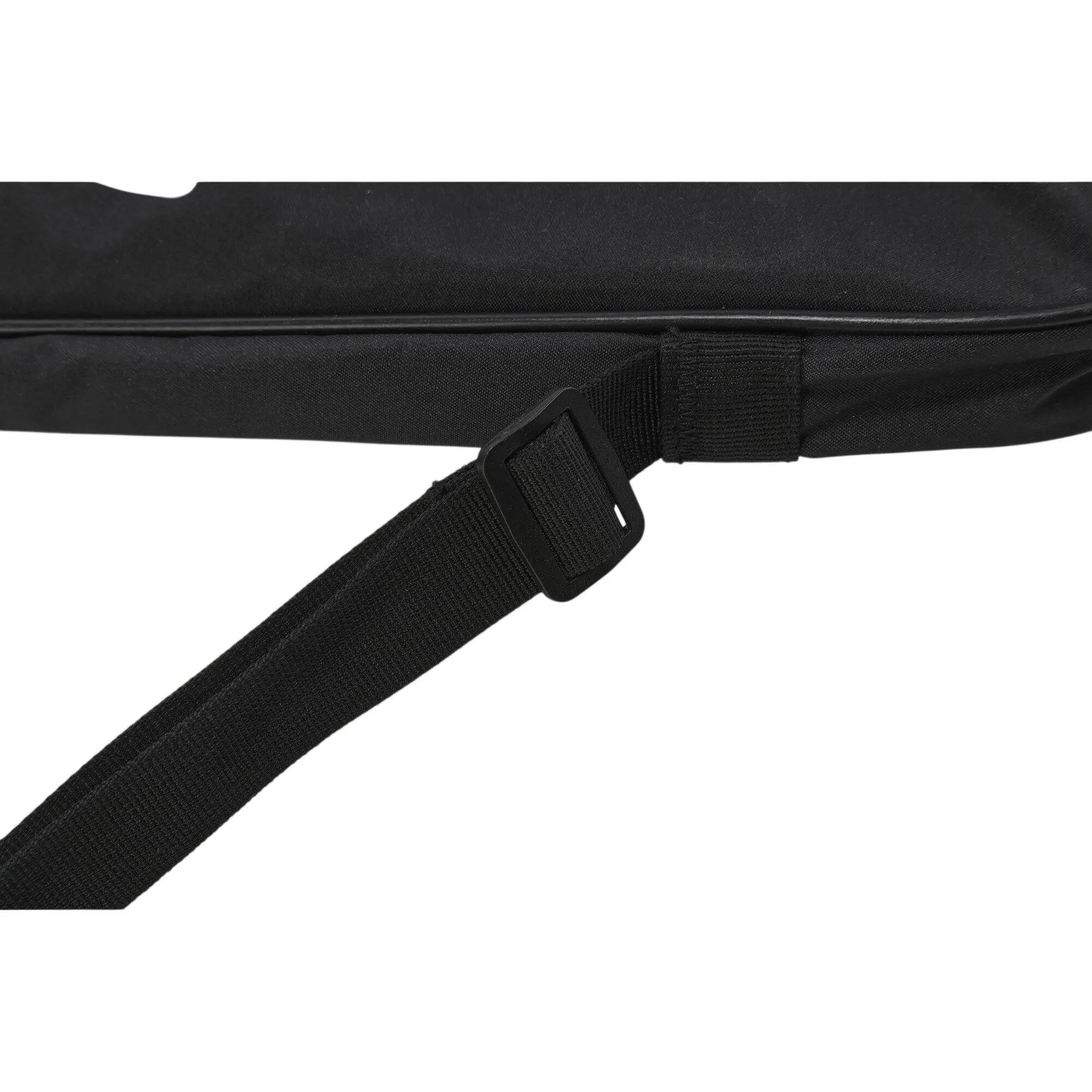 Big Logo Polyester Tennis Racket Bag (Black) One Size 3/5