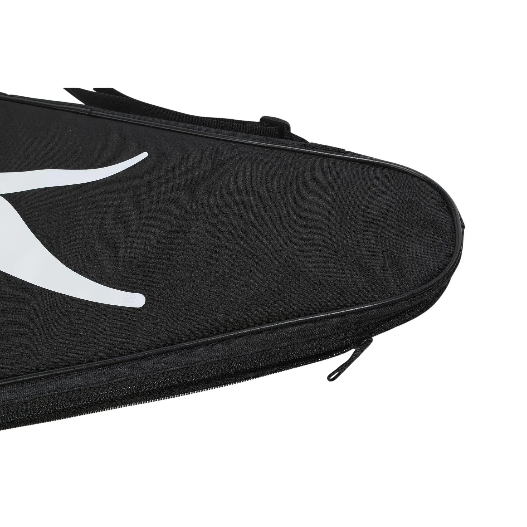 Big Logo Polyester Tennis Racket Bag (Black) One Size 2/5