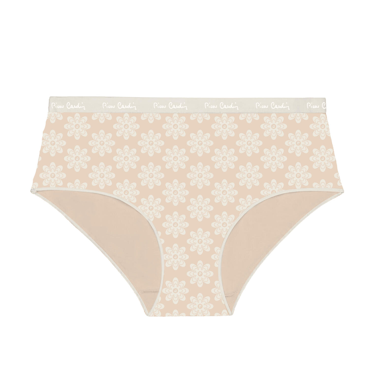 Lot de 3 culottes femme  en coton uni imprimé ceinture fine 2cm Pck49 2/5