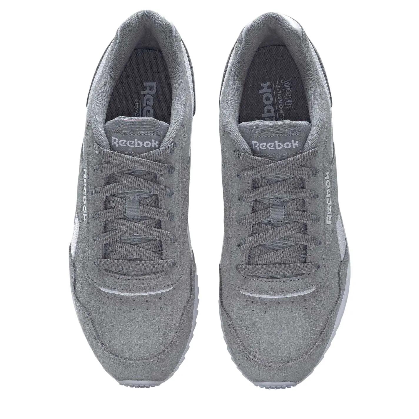 Baskets Motif/style Ondulation ROYAL GLIDE Homme (Gris Clair / Blanc) 3/4