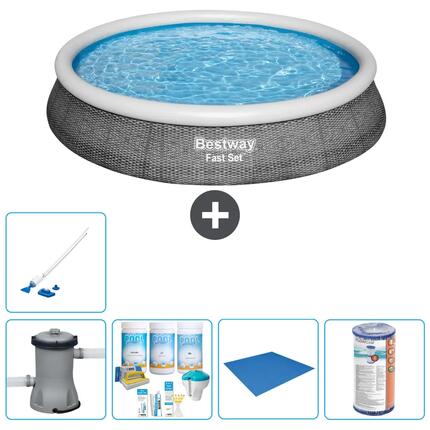BESTWAY Piscina Bestway Fast Set Redonda - 396x84 cm - 6-piezas S22031