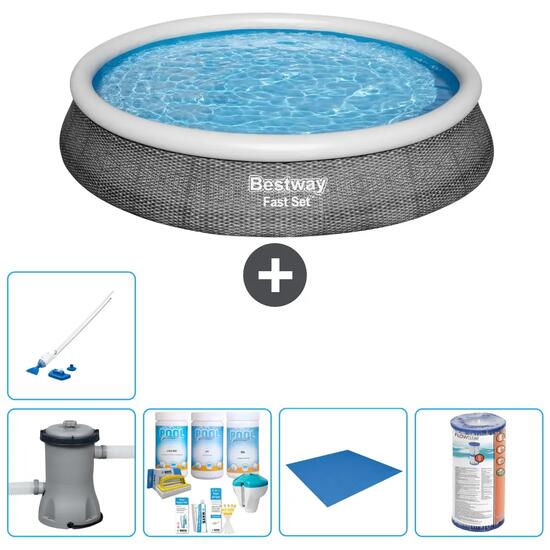 BESTWAY Piscina Bestway Fast Set Redonda - 396x84 cm - 6-piezas S22031