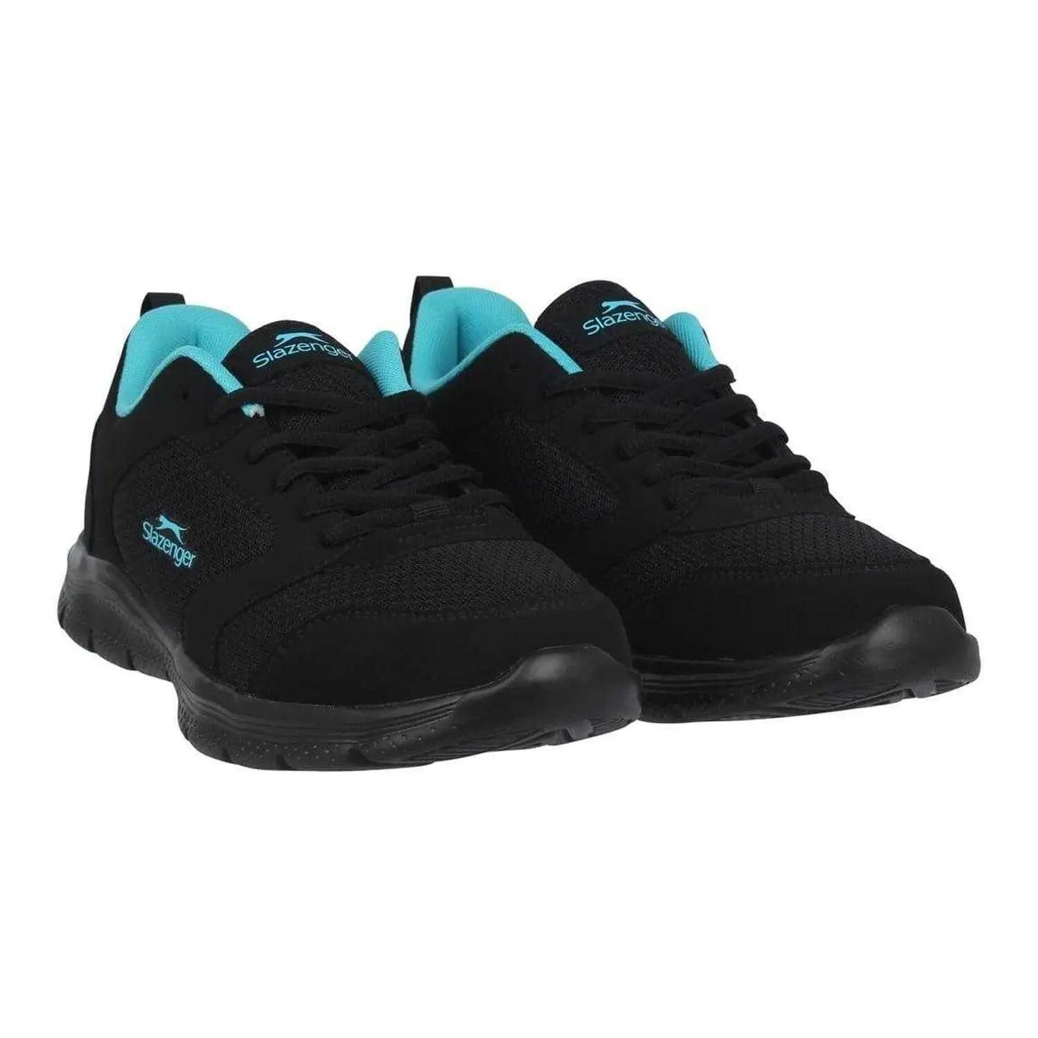 Sneaker für , Netzmaterial, Flach Damen Schwarz/Blau 5/5