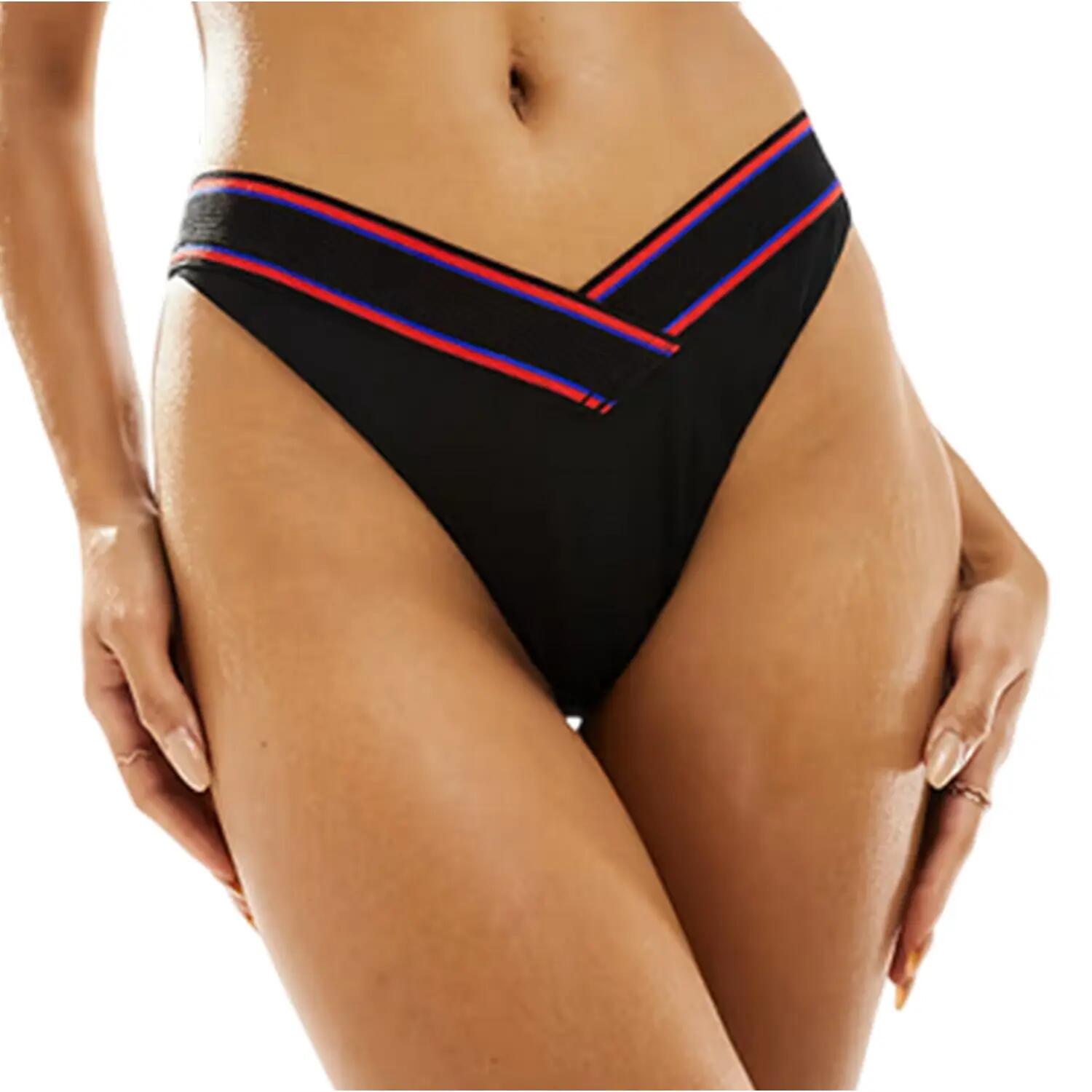 Bikinihöschen für , VSchnitt Damen Grau 4/4
