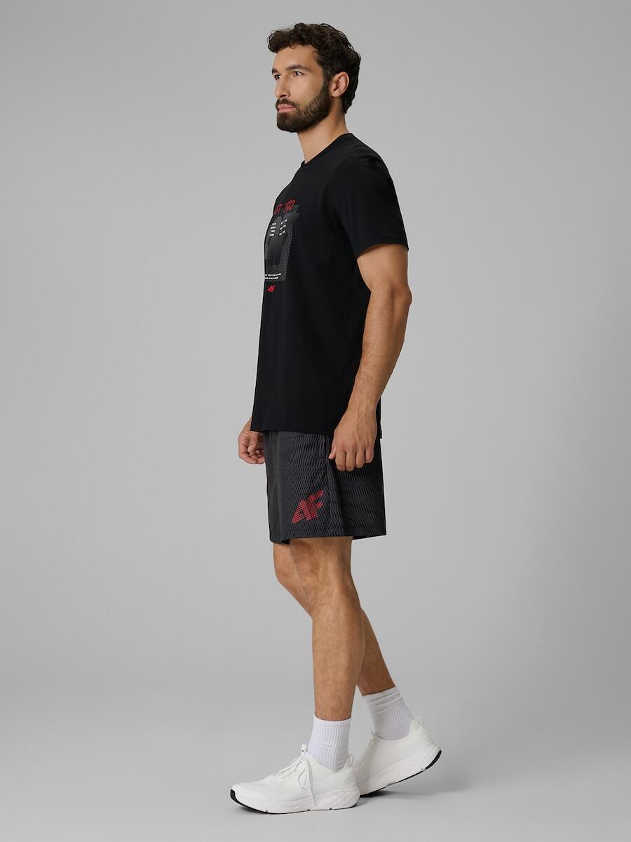 T-shirt bawełniany męski 4F 4FRSS26TTSHM4039 4/7