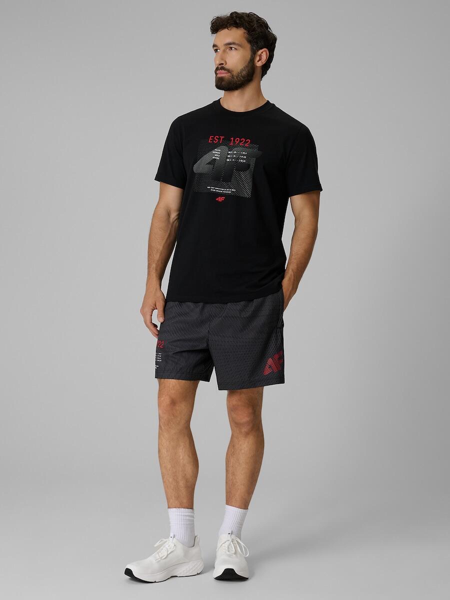 T-shirt bawełniany męski 4F 4FRSS26TTSHM4039 3/7