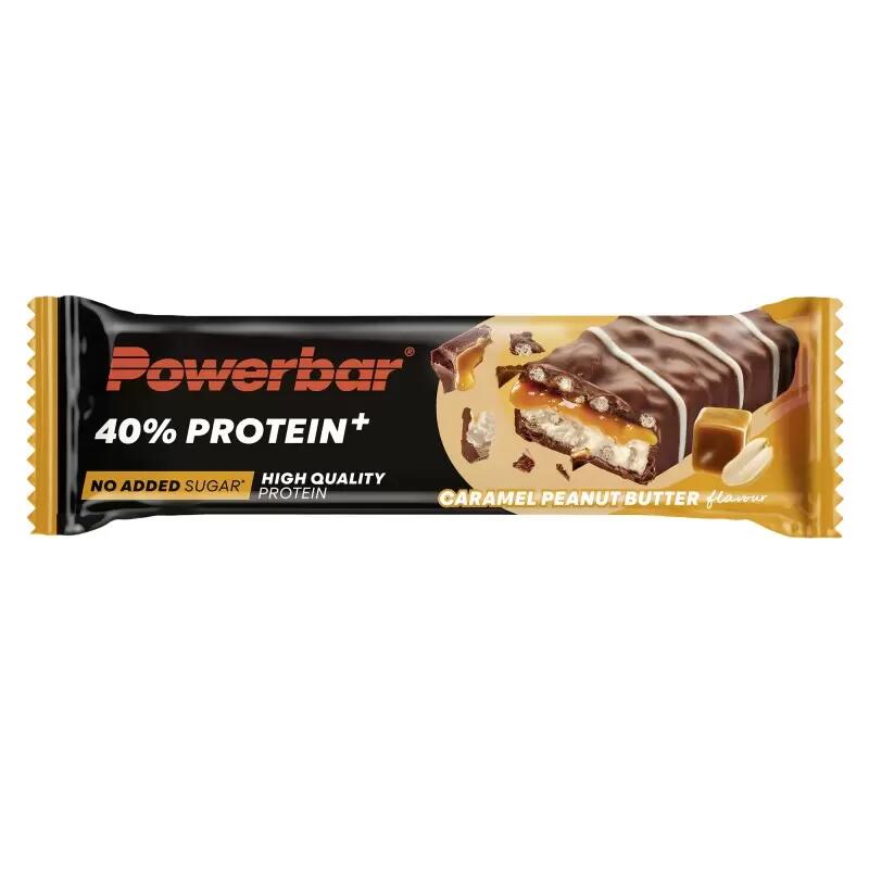 Baton proteic activitate sportiva Protein+ 40% - aroma Caramel si unt de arahid…