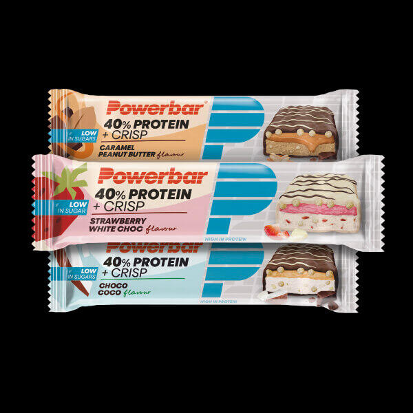 Baton proteic activitate sportiva Protein+ 40% - aroma Caramel si unt de arahid…