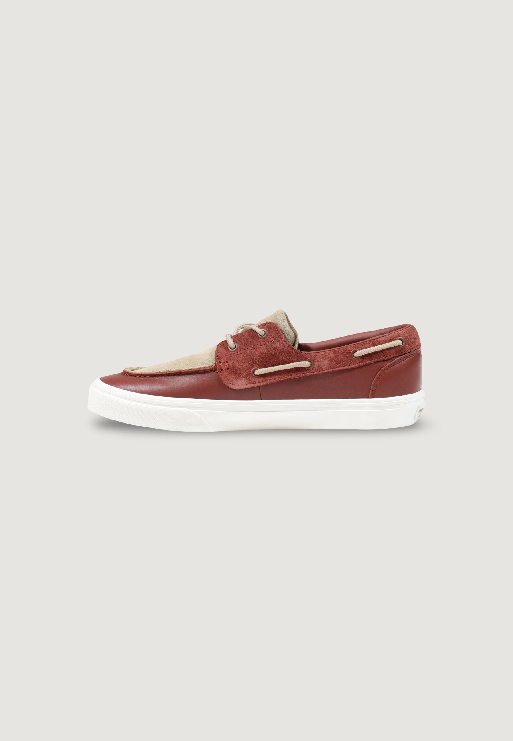 baskets 2-Eyelet Boat Shoe HOMME marron 3/5