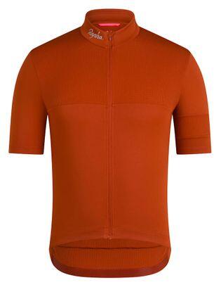 Maillot Manches Courtes Rapha Brevet Element Orange Homme 7/7