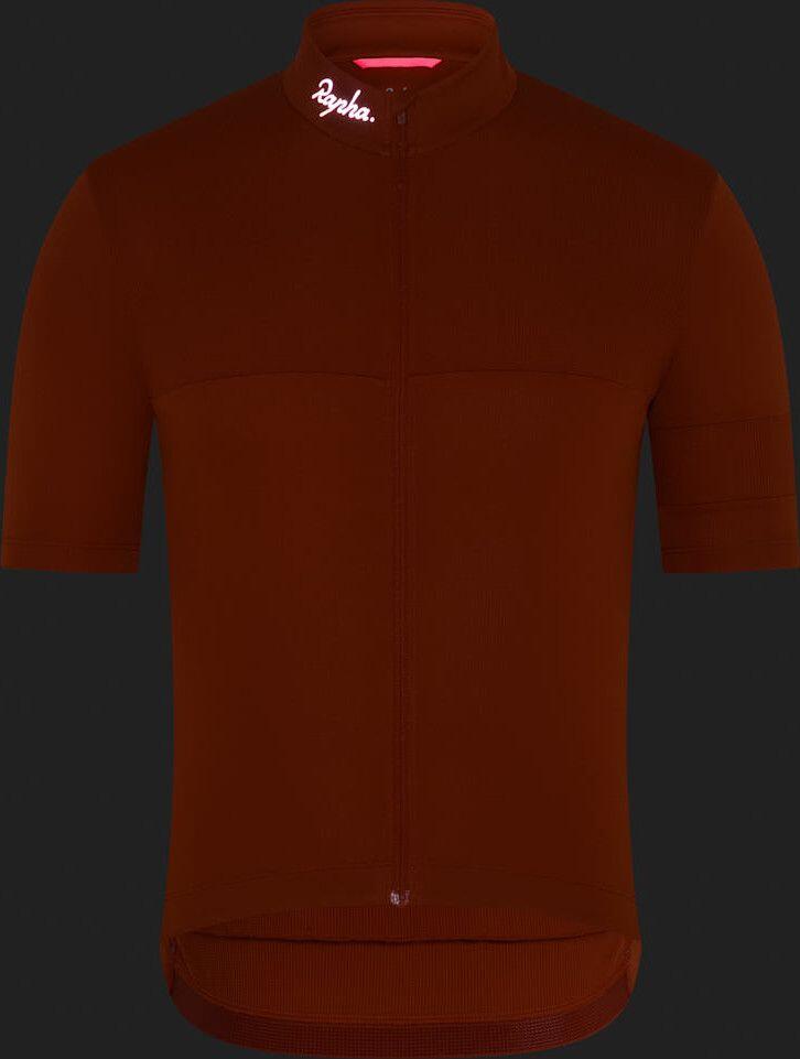 Maillot Manches Courtes Rapha Brevet Element Orange Homme 5/7