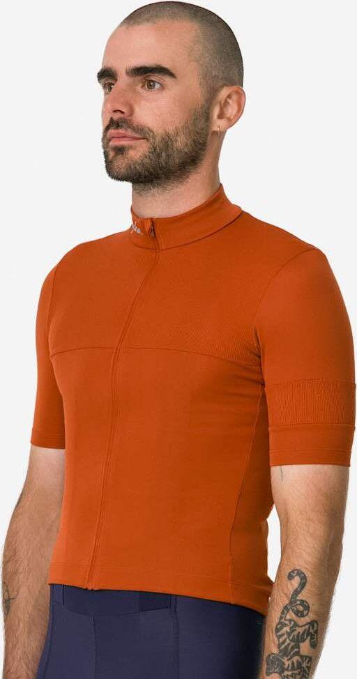 Maillot Manches Courtes Rapha Brevet Element Orange Homme 2/7