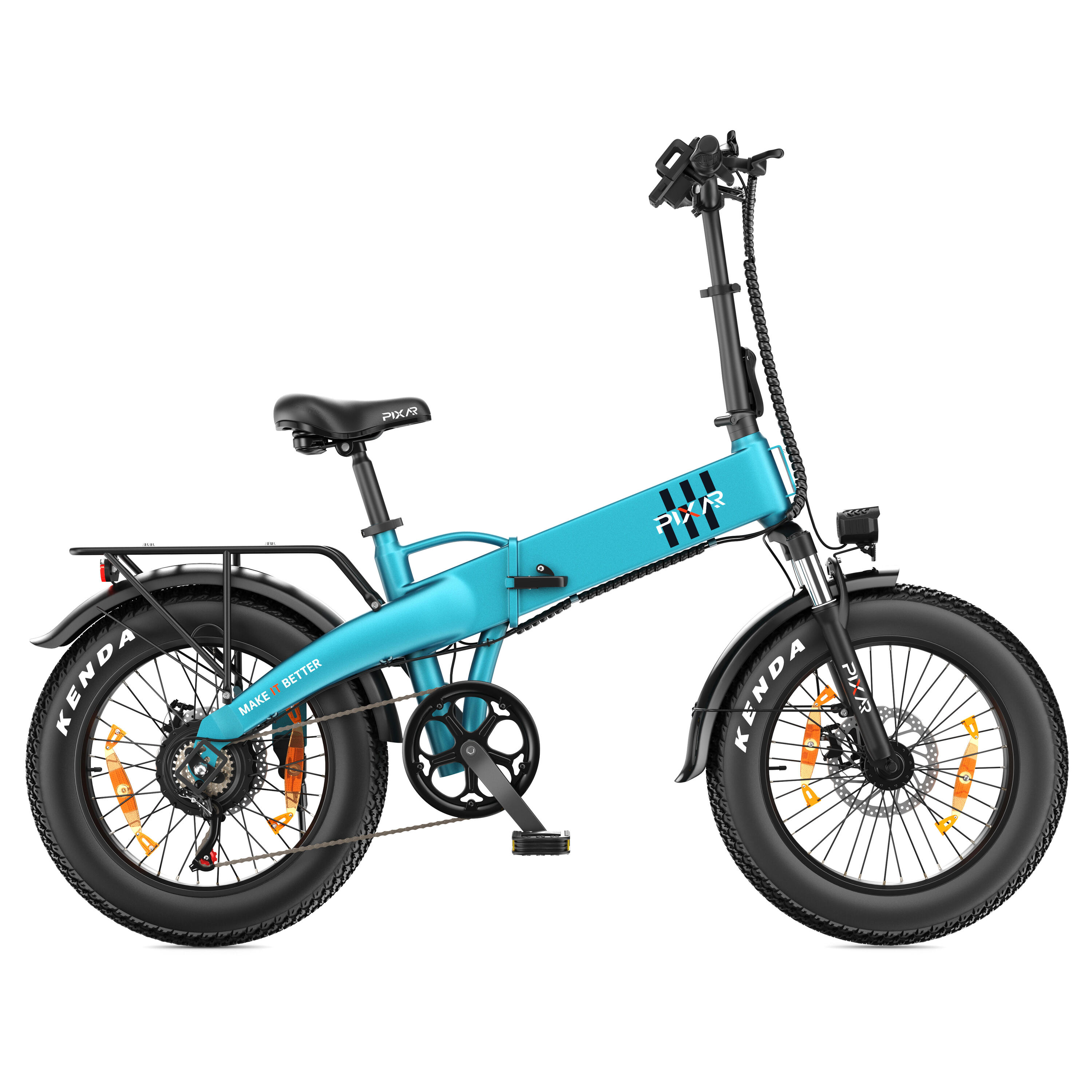Bicicleta eléctrica plegable PIXAR F2 con Shimano de 7 velocidades 2/7