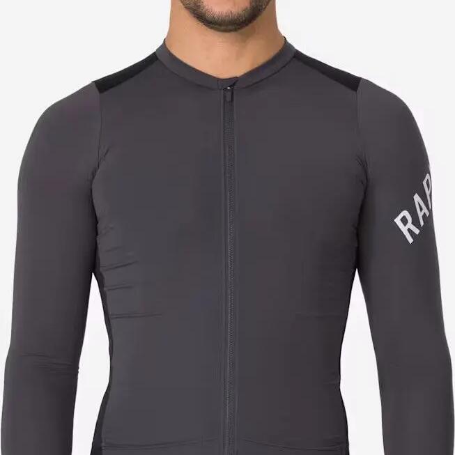 Rapha Pro Team Lightweight Long Sleeve Jersey Grey/Black