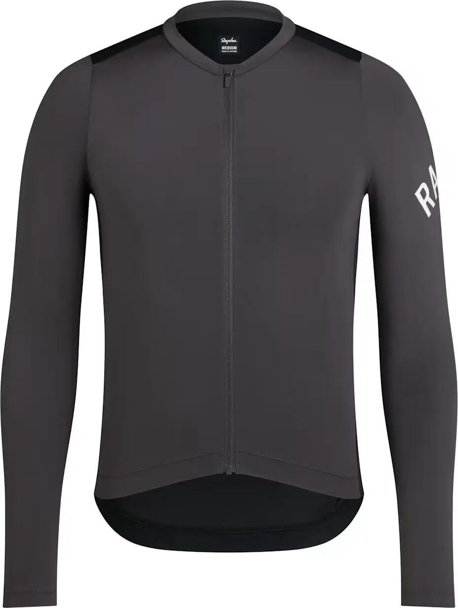 Maillot ligero de manga larga Rapha Pro Team Gris/Negro 3/6
