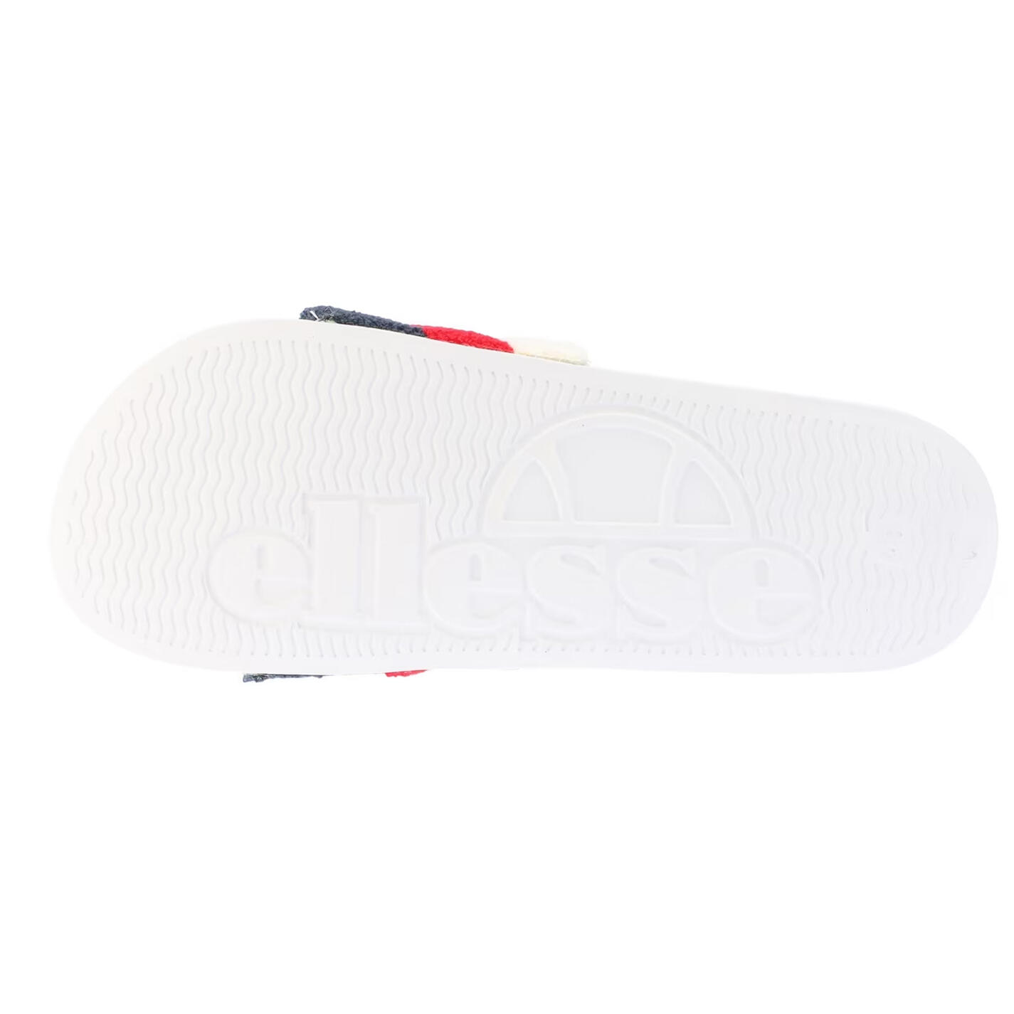 Ciabatte Striscia Tripla Spugna Punta ApertaUomo Ellesse Bianco Rosso 3/5