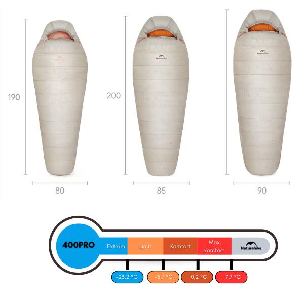 Túrahálózsák Snowbird Pro 400 M 7/11
