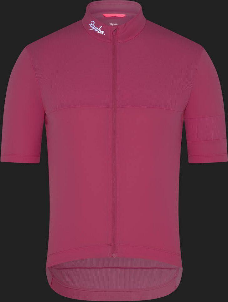 Maillot Manches Courtes Rapha Brevet Element Rose Homme 5/7