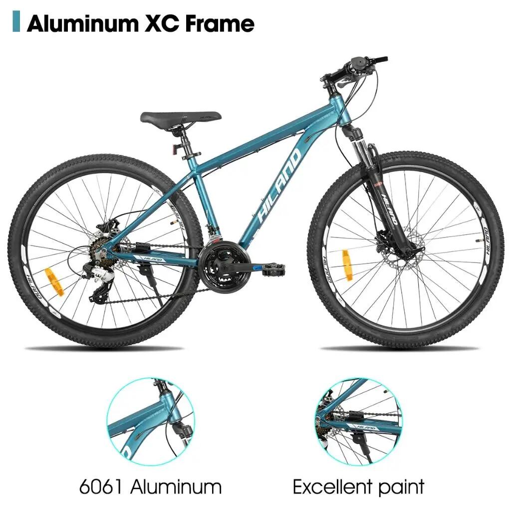 Femme Homme VTT 27,5 pouces 24 Vitesses Freins Hydrauliques Bedrock 2/7