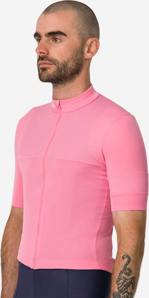 Maillot Manches Courtes Rapha Brevet Element Rose Homme 2/7