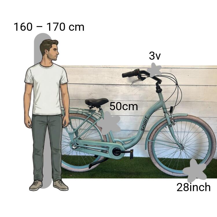 Bicicletta usata Spirit Moederfiets 2/4