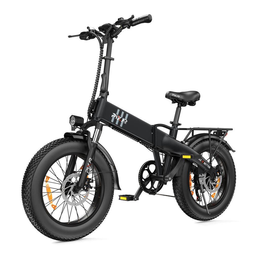 PIXAR F2 Folding Electric Bike with 48V 15AH Battery, 7-Speed Shimano