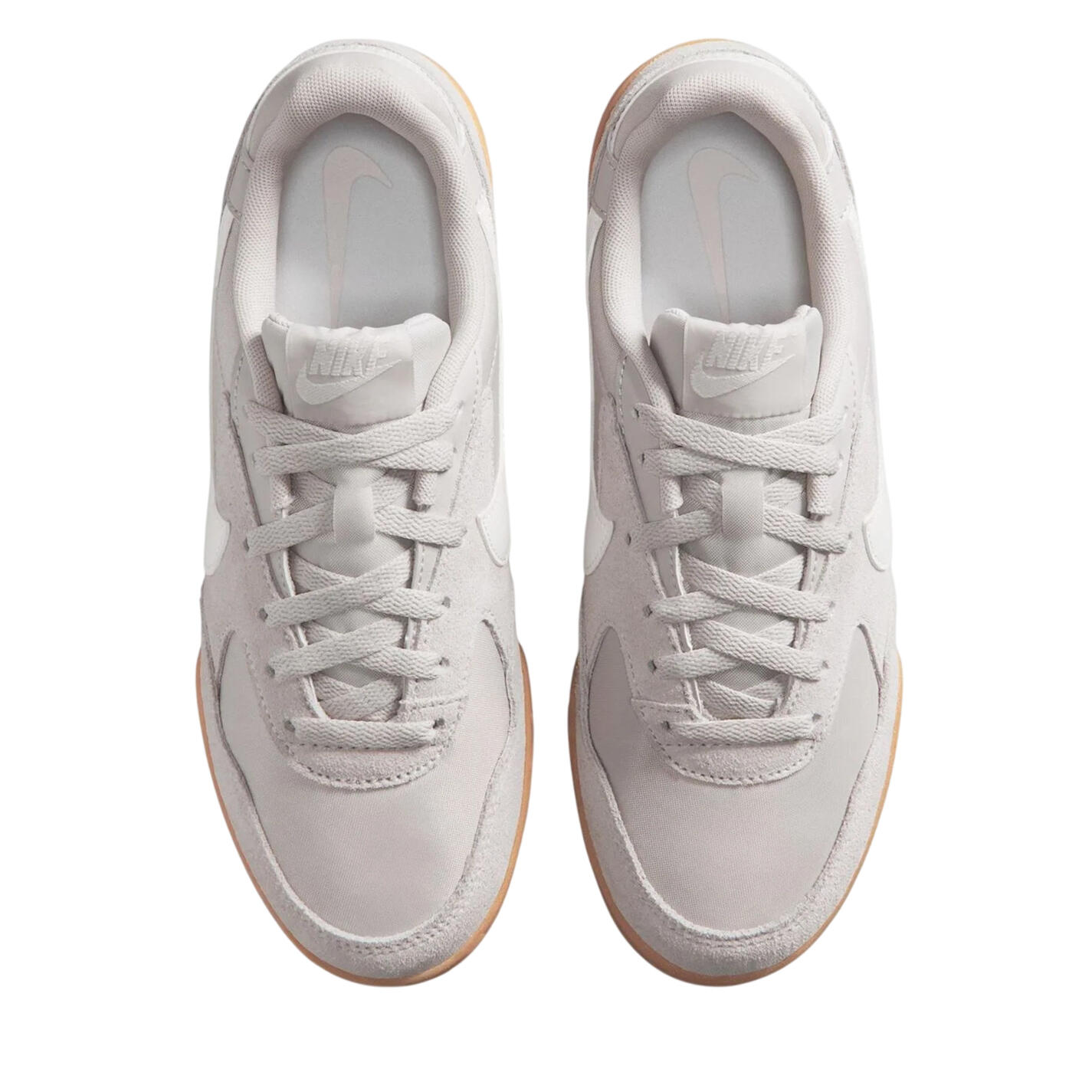 Womens/Ladies Manta Suede Panel Shoes (Greystone) 4/4