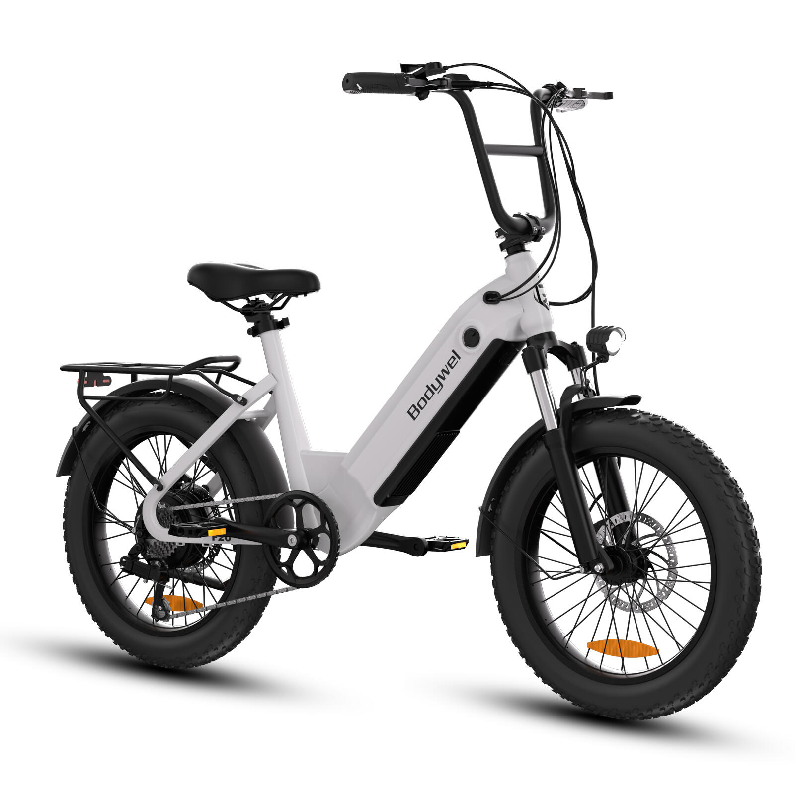 Vélo électrique urbain adulte BODYWEL F20 250W batterie 48V13.5Ah pneu 20×3.0" 6/7