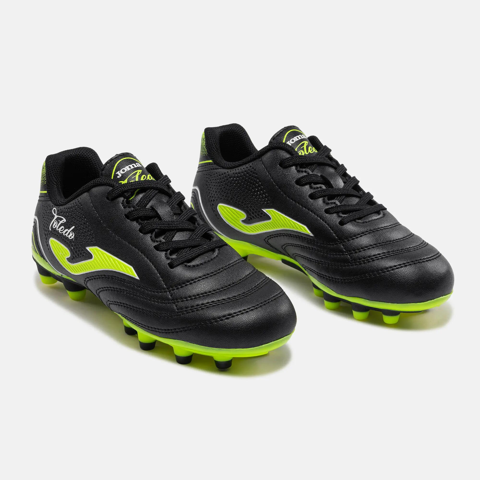 Botas Fútbol Fútbol Niños Joma Toledo Jr 26 FG Negro 2/3