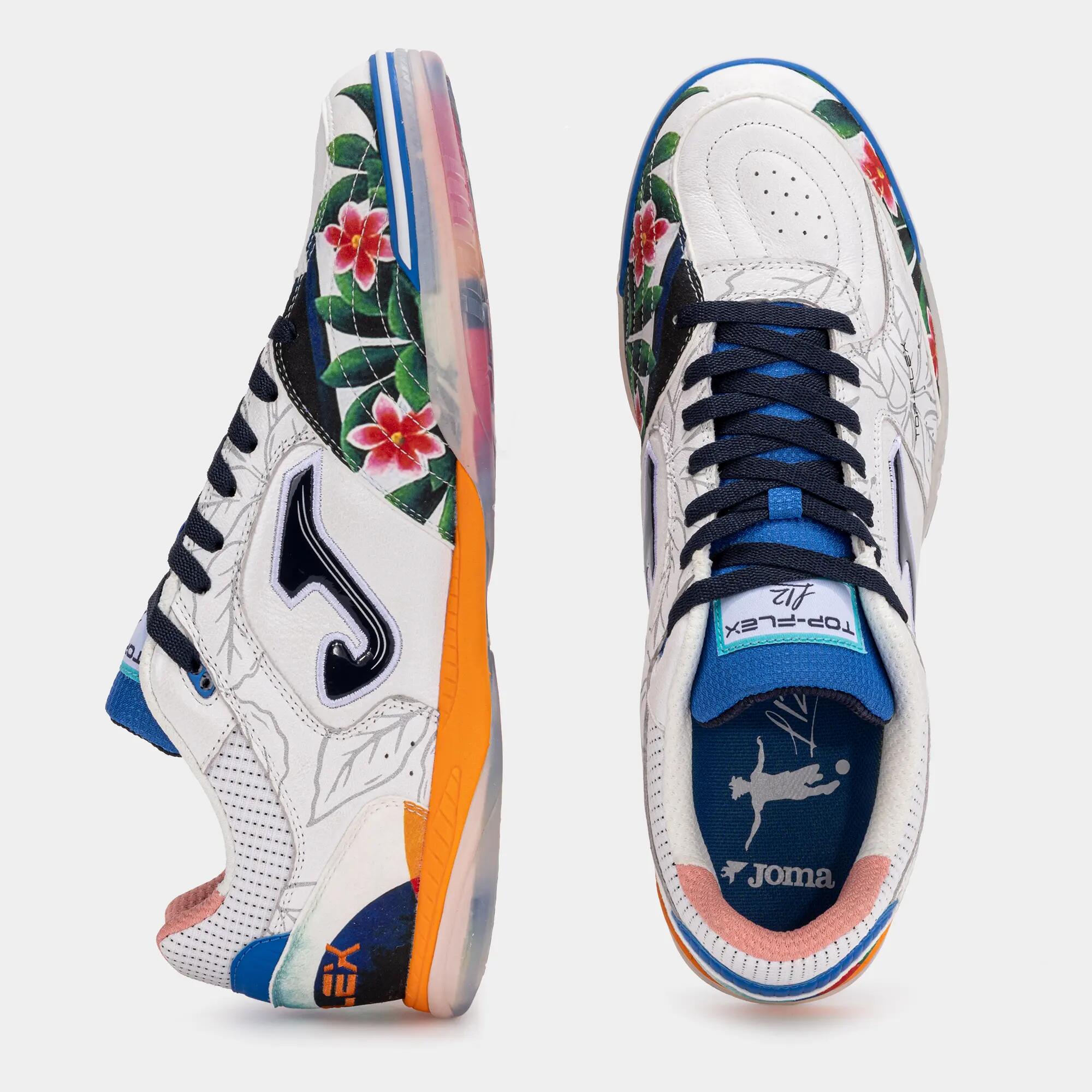 Zapatillas Fútbol Sala Adulto Joma Top Flex 26 IN Blanco 4/5