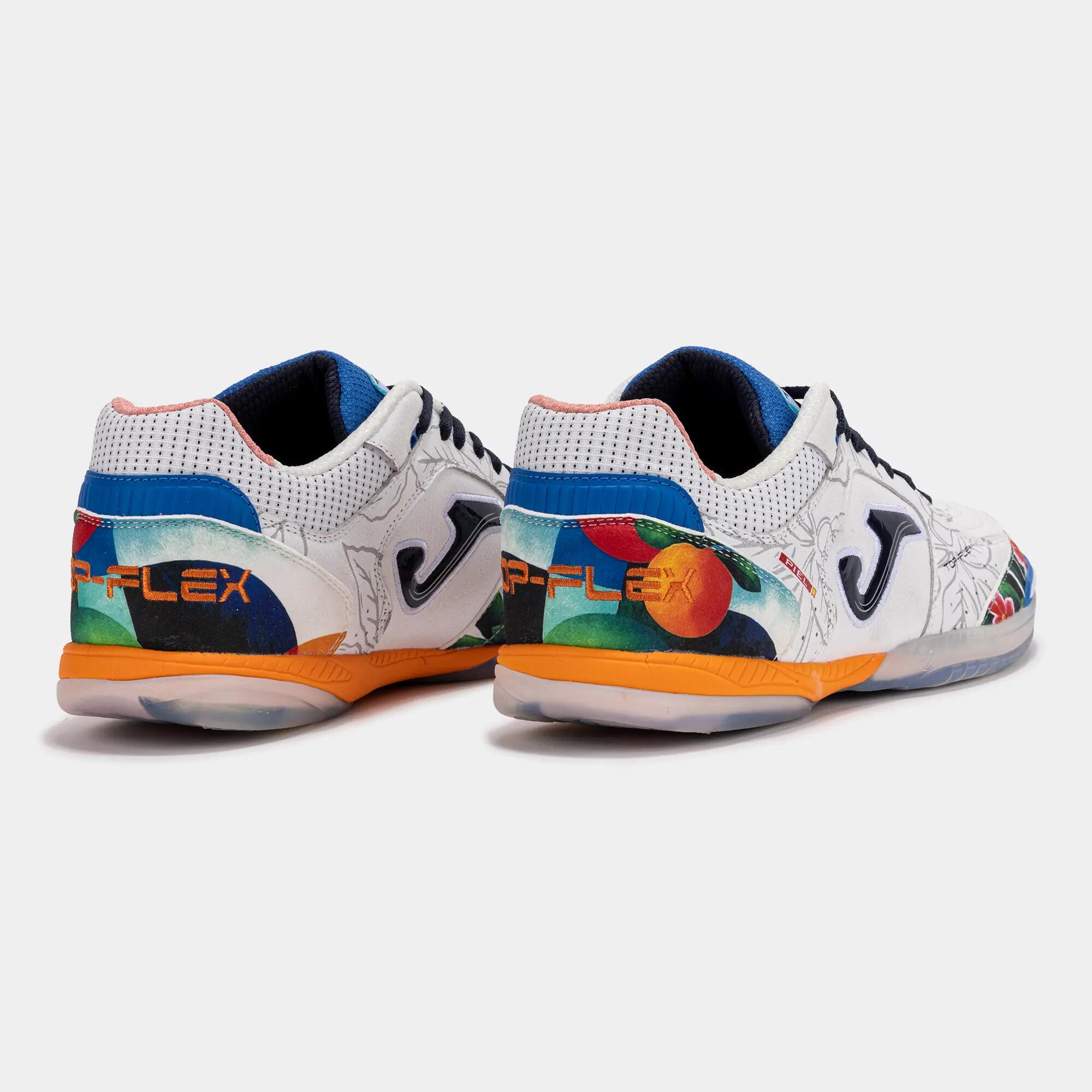 Zapatillas Fútbol Sala Adulto Joma Top Flex 26 IN Blanco 3/5