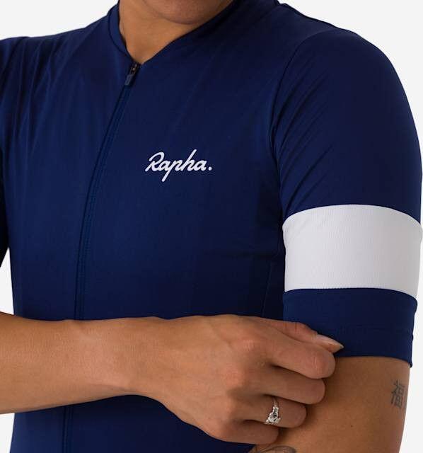 Rapha Core Jersey met korte mouwen voor dames Blauw/Wit 5/6