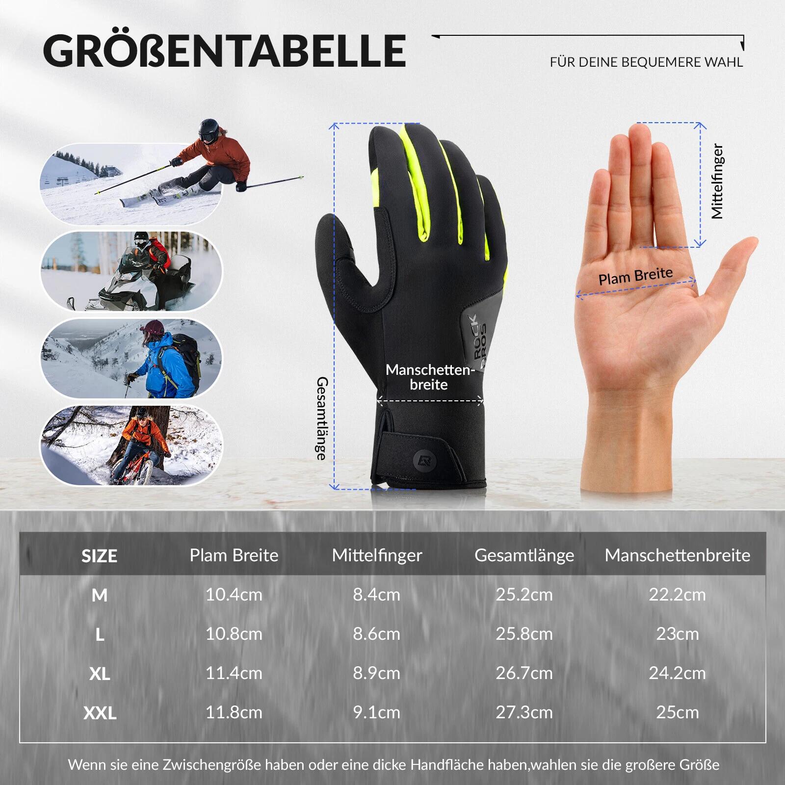 ROCKBROS Gepolsterte Winterhandschuhe 7/7