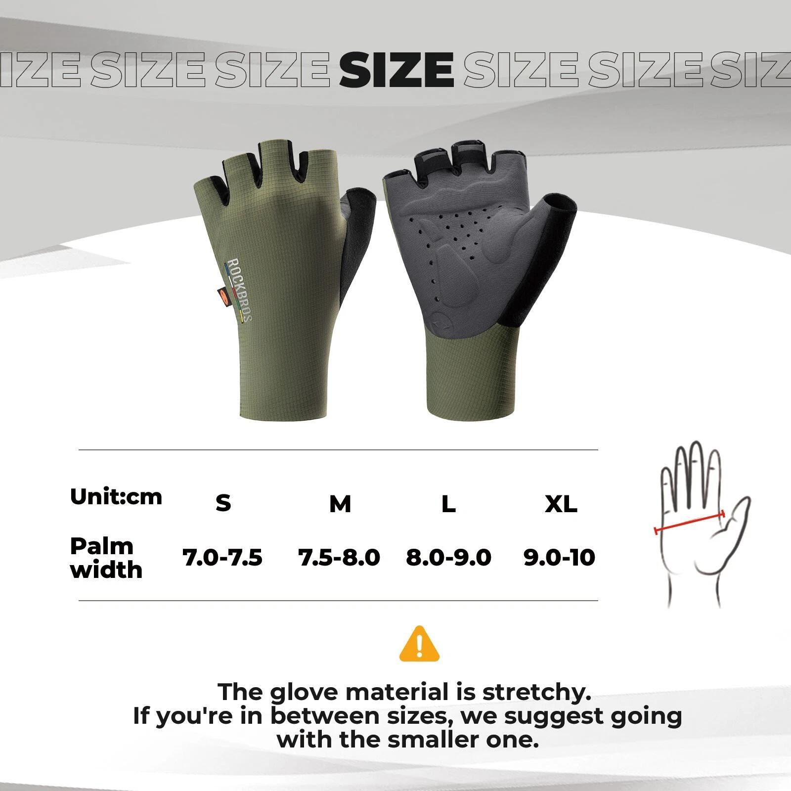 ROCKBROS Road to Sky Fingerlose Rennrad Handschuhe 5/6