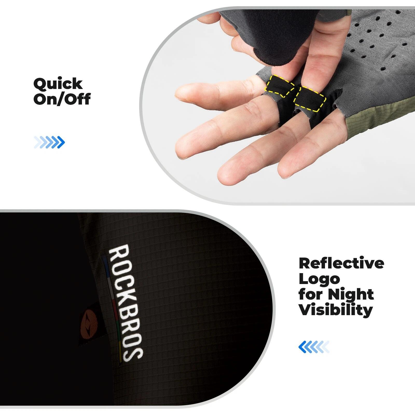 ROCKBROS Road to Sky Fingerlose Rennrad Handschuhe 4/6