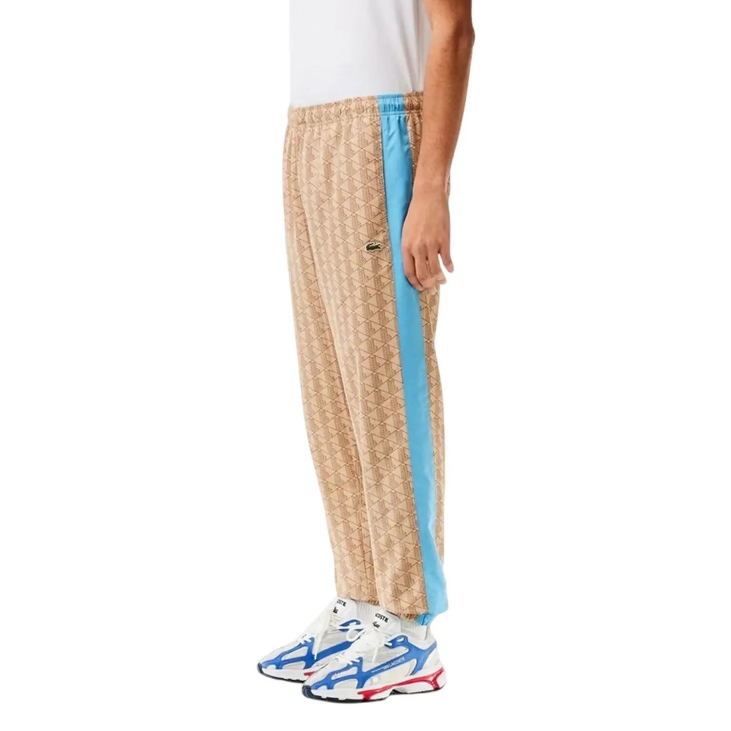 Mens Monogram Tracksuit Bottoms (Croissant) 2/2