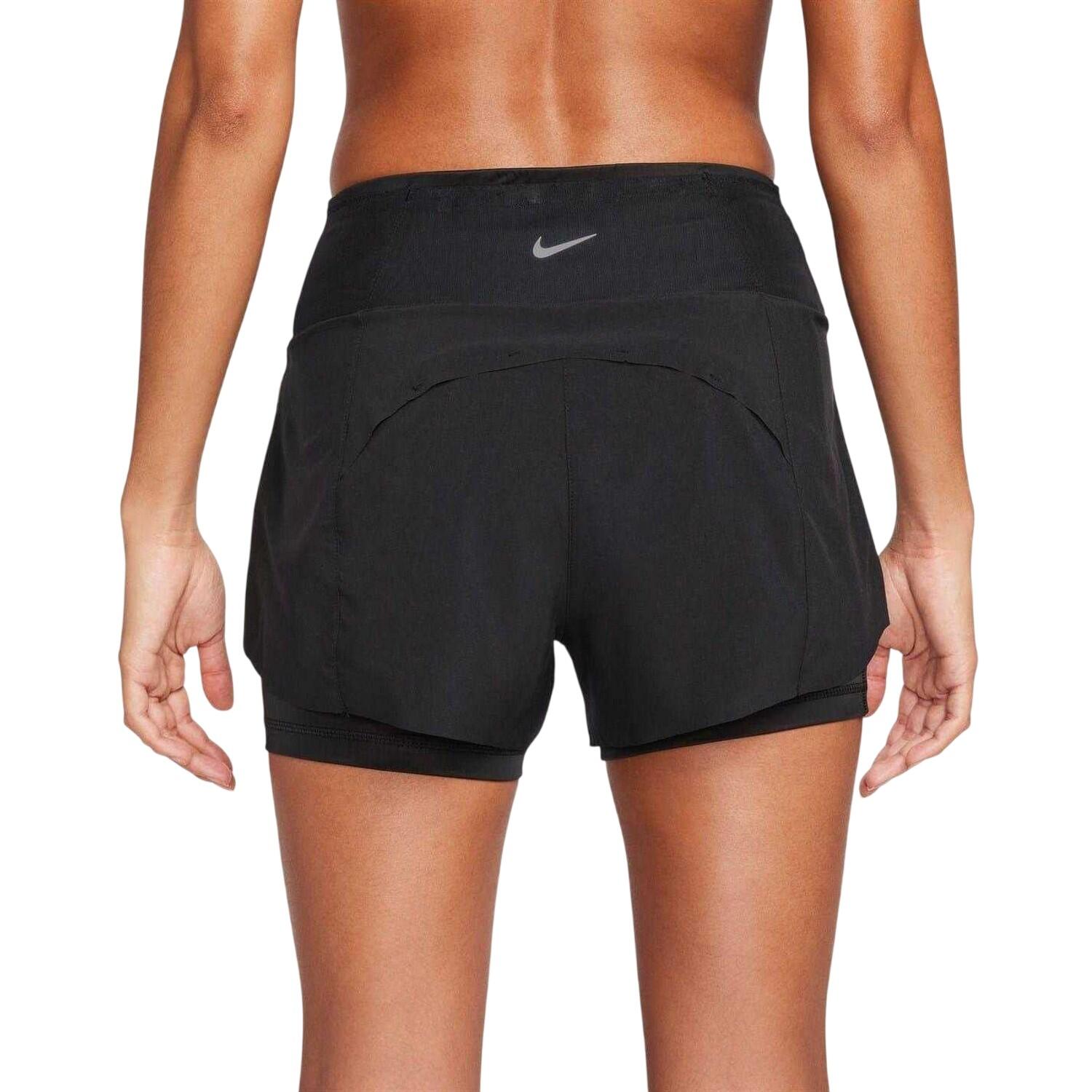 Short De Course FIT SWIFT Femme (Noir) 2/3