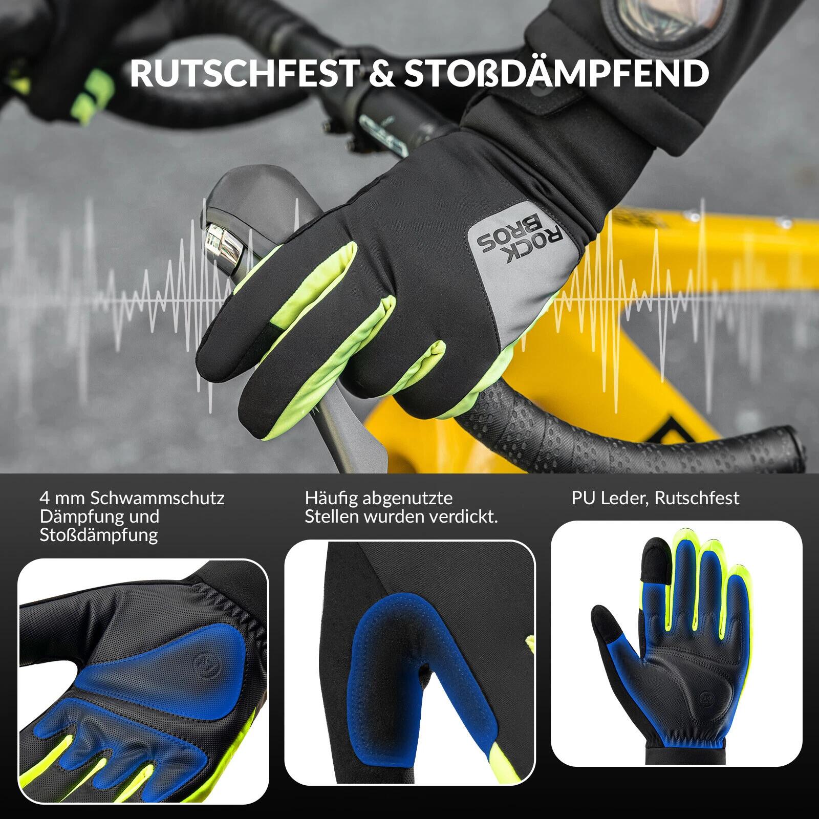 ROCKBROS Gepolsterte Winterhandschuhe 3/7