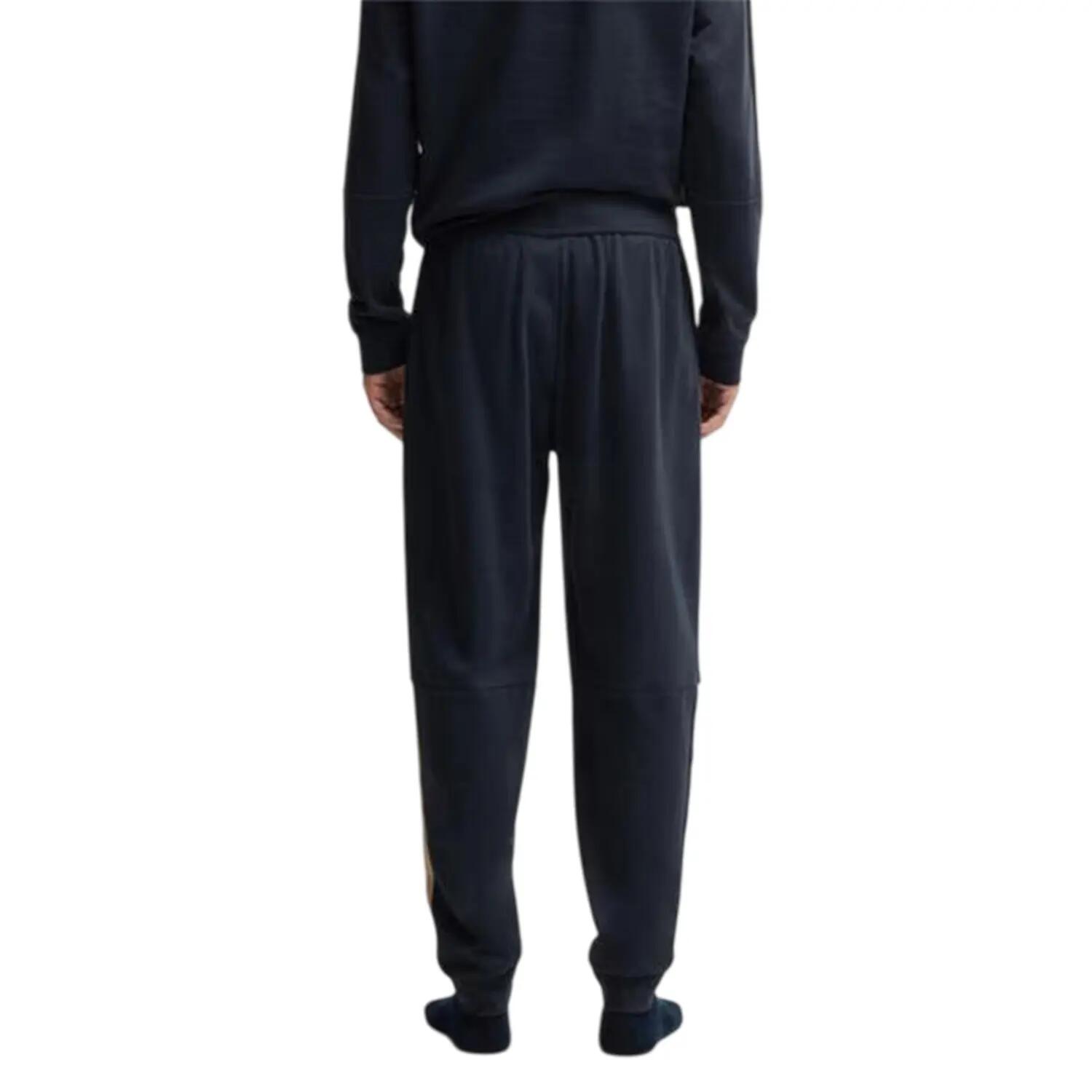 Pantaloni Da Jogging Striscia Verticale Uomo Boss Iconic Blu Navy 2/3